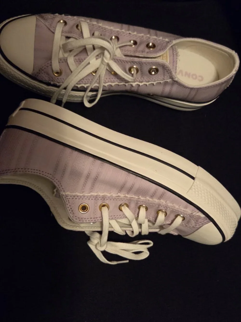 Converse Chuck Taylor All Star Lift School Daze Platform Sneakers – Lilac/Purple - Picture 10 of 11